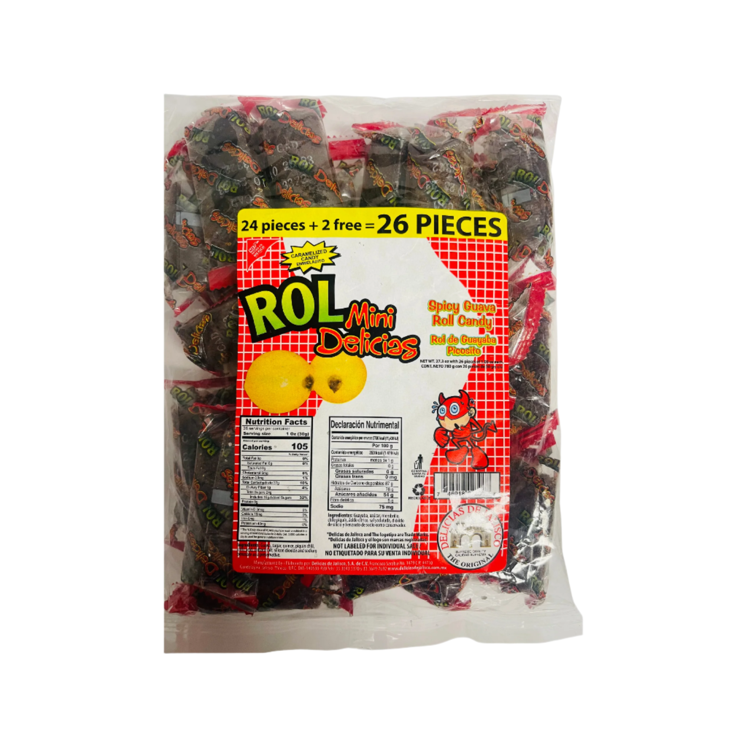 spicy guava candy 26 pieces